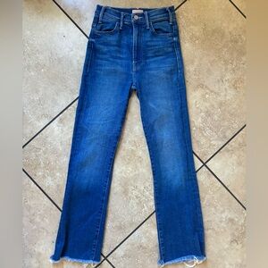 MOTHER The Hustler Ankle Jeans in Balls of Yarn Wash sz 23